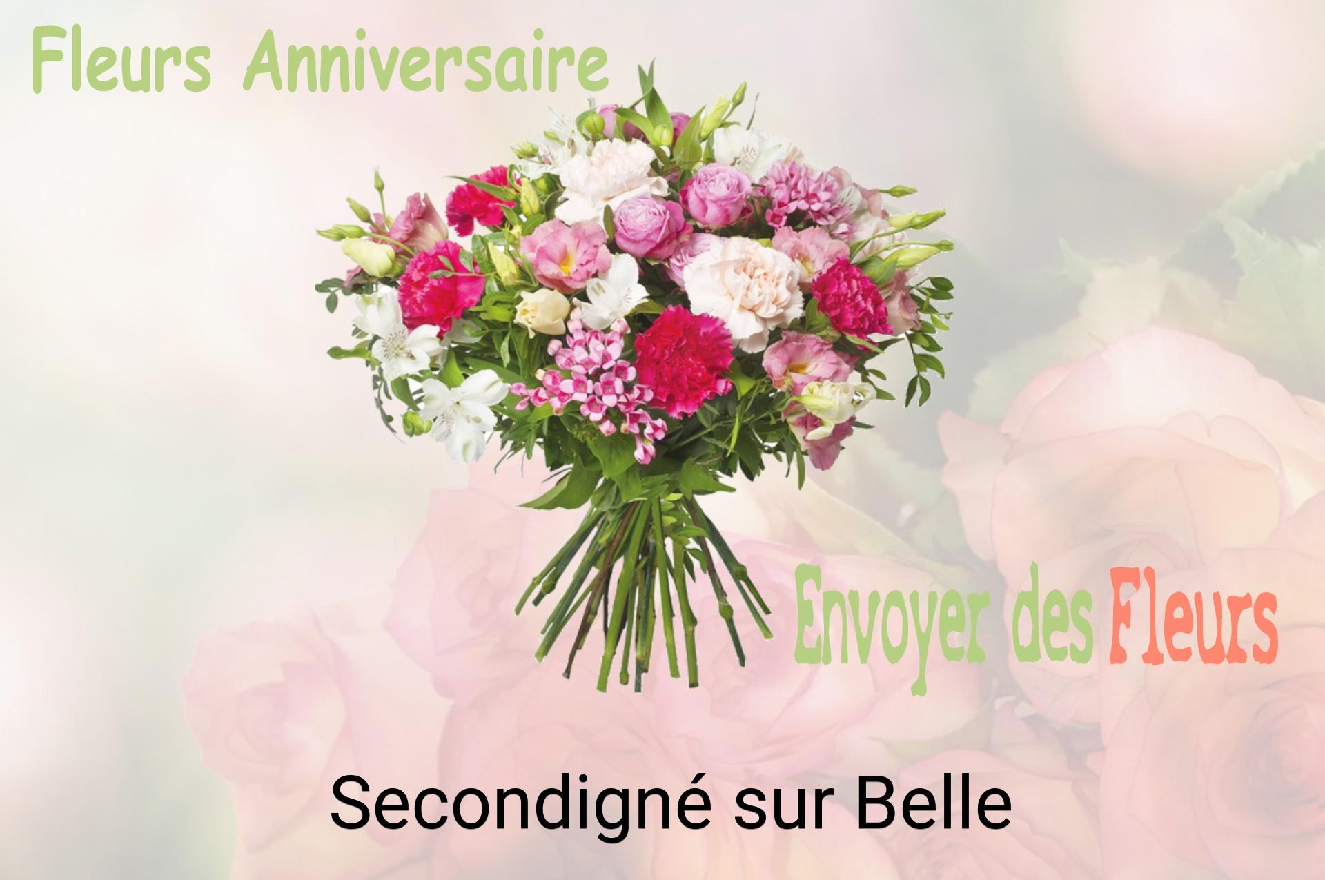 Bouquet de fleurs d’anniversaire livré à Secondigné-sur-Belle